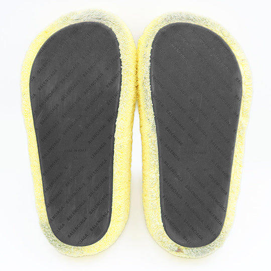 BALENCIAGA Sandals 90% polyester yellow Women 36 Used Authentic