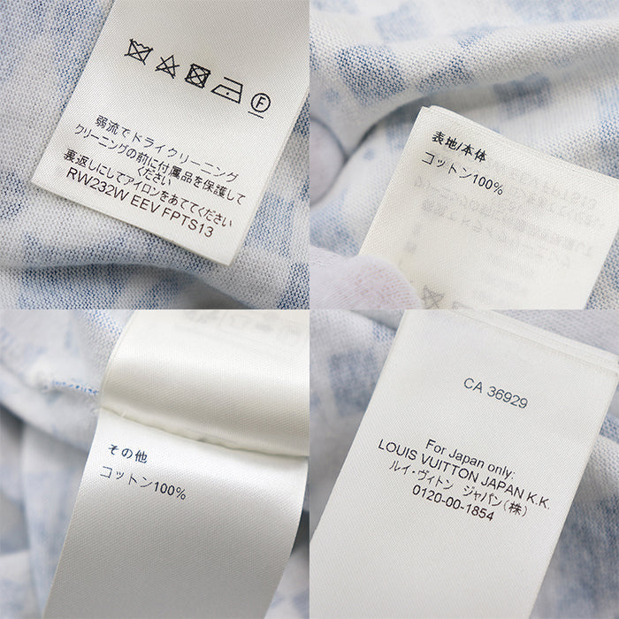 LOUIS VUITTON camisole Other: 100% cotton [Outer fabric] 100% cotton blue RW232W EEV FPTS13 Women Size not specified Used Authentic