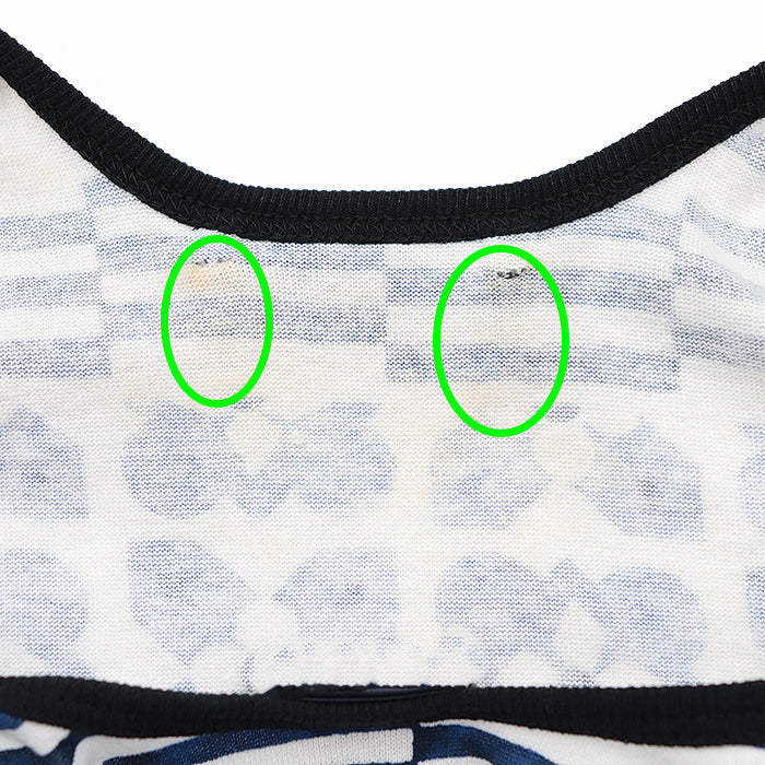 LOUIS VUITTON camisole Other: 100% cotton [Outer fabric] 100% cotton blue RW232W EEV FPTS13 Women Size not specified Used Authentic