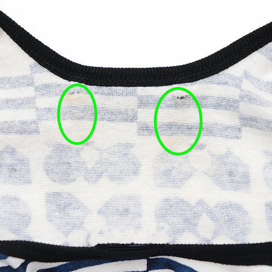LOUIS VUITTON camisole Other: 100% cotton [Outer fabric] 100% cotton blue RW232W EEV FPTS13 Women Size not specified Used Authentic