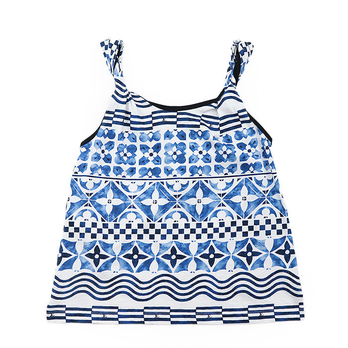 LOUIS VUITTON camisole Other: 100% cotton [Outer fabric] 100% cotton blue RW232W EEV FPTS13 Women Size not specified Used Authentic