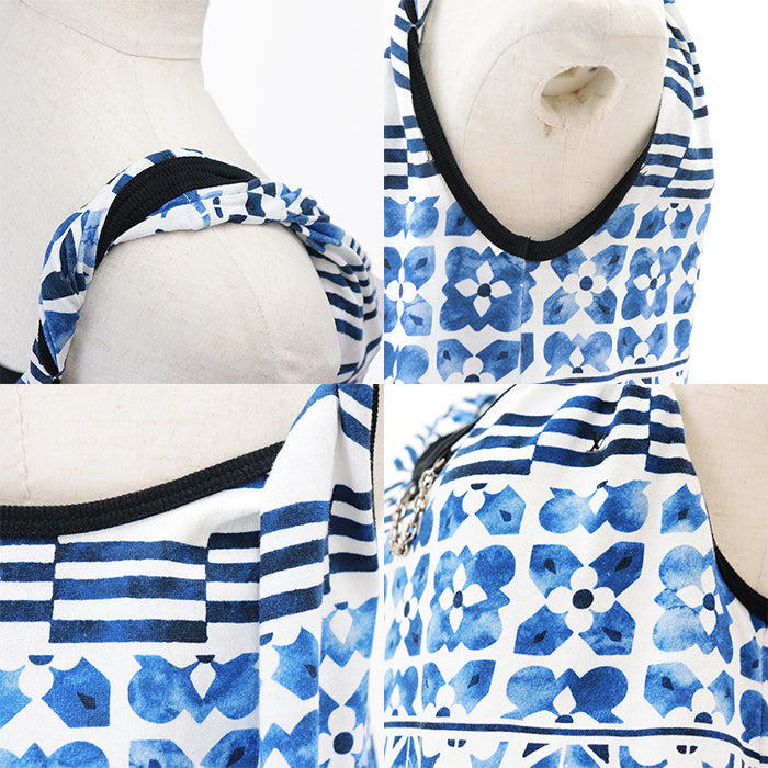 LOUIS VUITTON camisole Other: 100% cotton [Outer fabric] 100% cotton blue RW232W EEV FPTS13 Women Size not specified Used Authentic