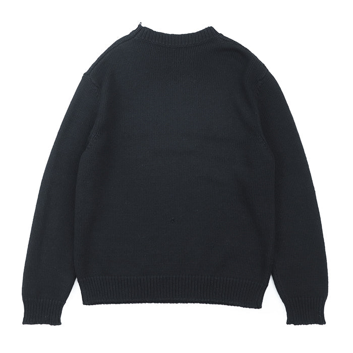 BALMAIN sweater wool Black mens M Used Authentic