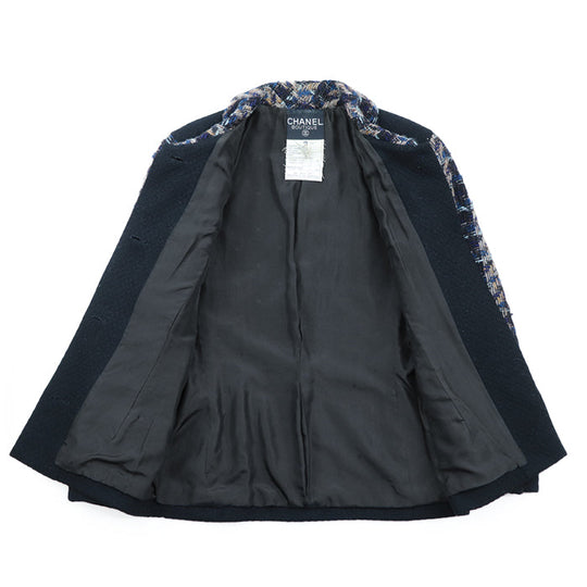 CHANEL setup [Outer material] 93% wool, 7% acrylic [Lining] 100% silk Black multicolor 20662 D-TK-9064 Women 38 Used Authentic