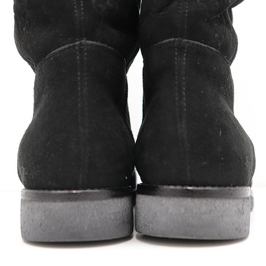 GUCCI boots suede black Women 37 Used Authentic