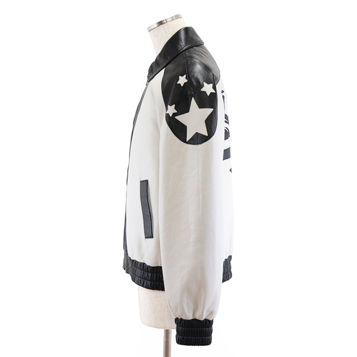 CELINE Other outerwear Pocket lining: 100% cotton [Outer material] Sheepskin [Lining] 70% cupra, 30% cotton [Padding] 100% polyester Black White Blouson jacket mens 50 Used Authentic