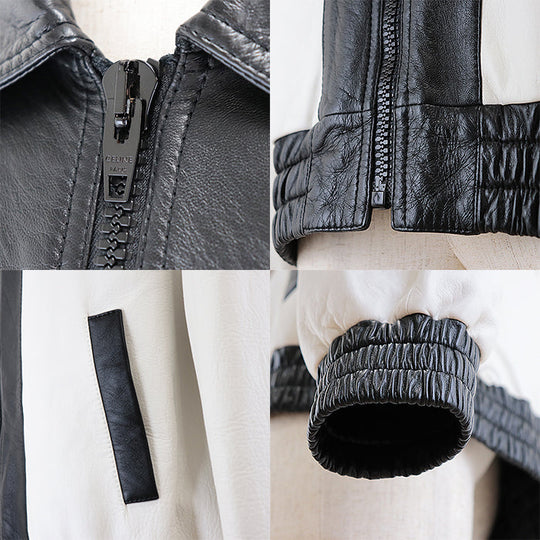 CELINE Other outerwear Pocket lining: 100% cotton [Outer material] Sheepskin [Lining] 70% cupra, 30% cotton [Padding] 100% polyester Black White Blouson jacket mens 50 Used Authentic