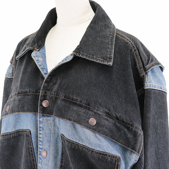 CELINE Blouson [Outer material] 100% cotton [Lining] 100% rayon [Filling] 100% polyester Indigo black Women(Unisex) L (170/92A) Used Authentic