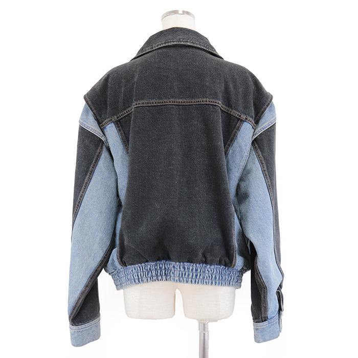 CELINE Blouson [Outer material] 100% cotton [Lining] 100% rayon [Filling] 100% polyester Indigo black Women(Unisex) L (170/92A) Used Authentic