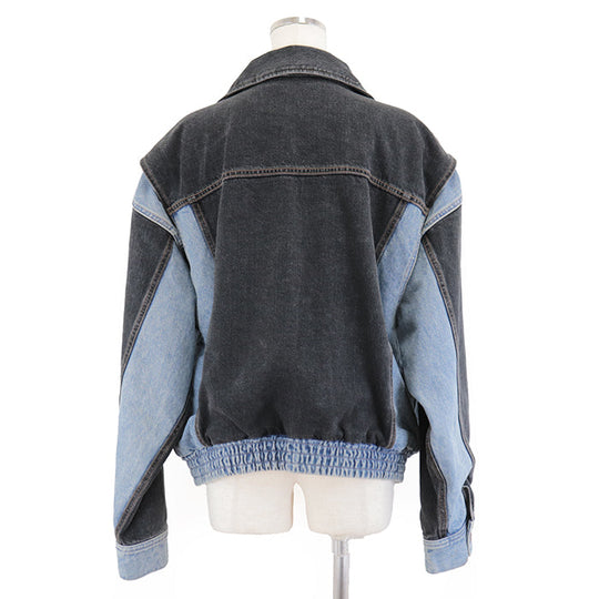 CELINE Blouson [Outer material] 100% cotton [Lining] 100% rayon [Filling] 100% polyester Indigo black Women(Unisex) L (170/92A) Used Authentic