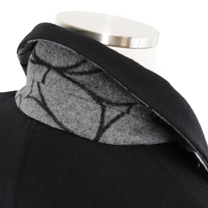 LOUIS VUITTON coat [Outer material] 100% wool [Lining] 53% cotton, 47% cupra black mens 54 Used Authentic
