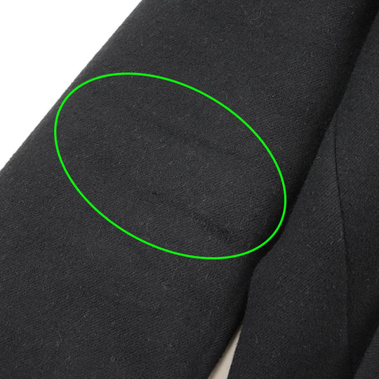 LOUIS VUITTON coat [Outer material] 100% wool [Lining] 53% cotton, 47% cupra black mens 54 Used Authentic