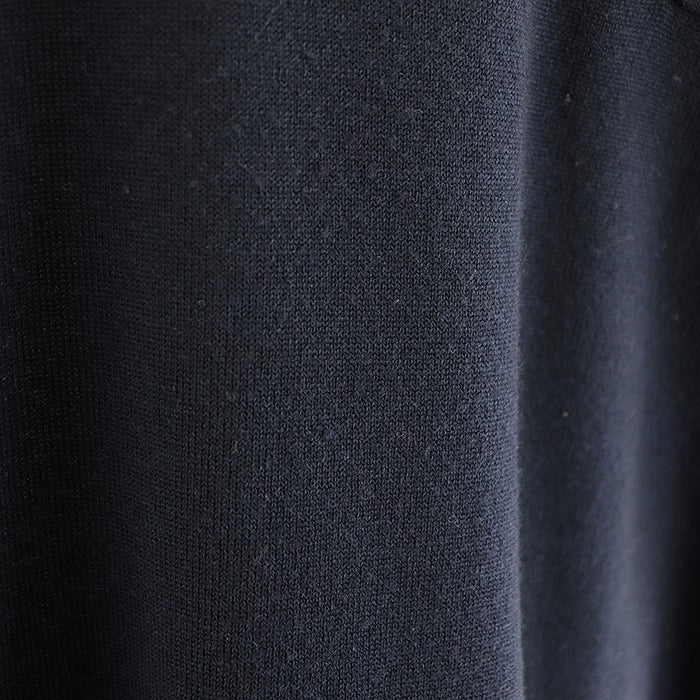 LOEWE Long sleeve polo shirt wool Navy Women XS Used Authentic
