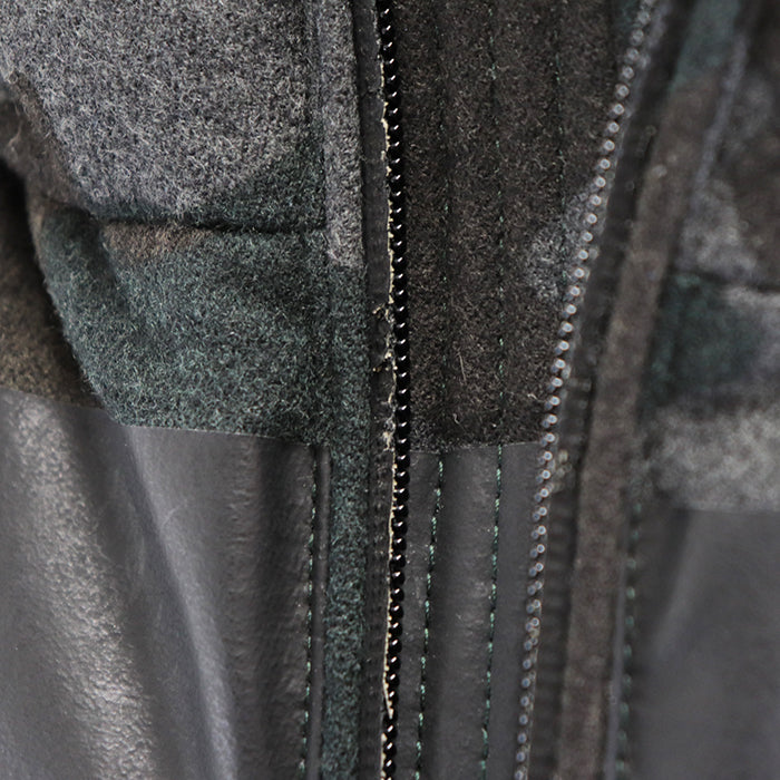 MONCLER Down jacket [Outer material] 89% wool, 8% nylon [Lining] 100% nylon [Filling] 85% down, 15% feather Camouflage mens 1 Used Authentic