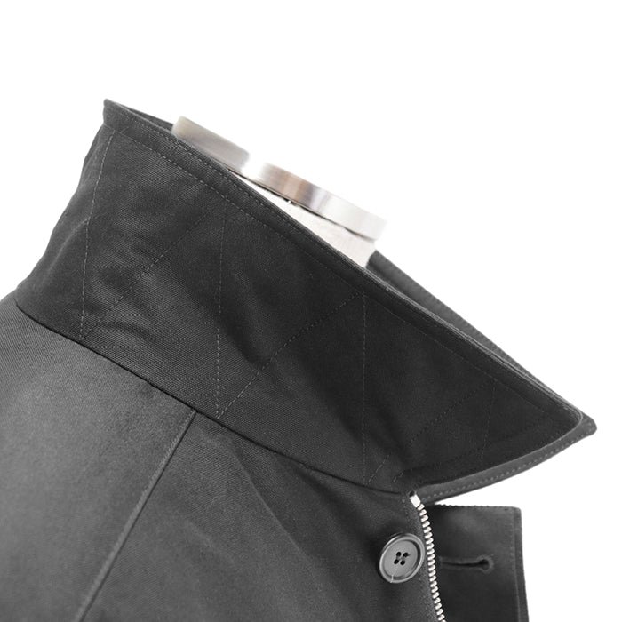 PRADA Other outerwear [Outer material] 51% polyamide, 49% cotton [Lining] 100% recycled polyamide [Filling] 55% polyester, 45% recycled polyester [Leather part] 100% calf leather black SGC091 S222 11HJ mens M Used Authentic