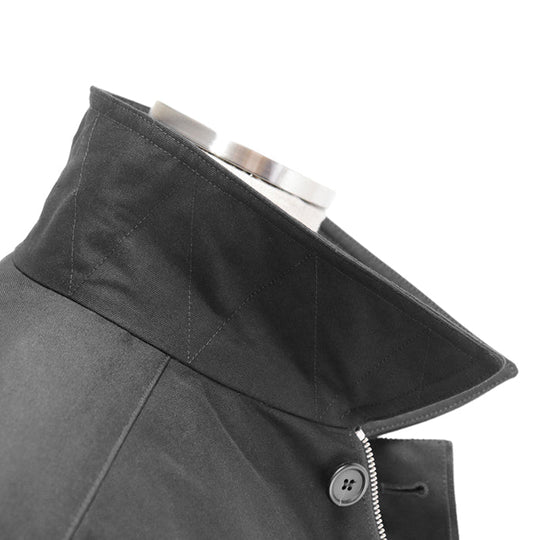PRADA Other outerwear [Outer material] 51% polyamide, 49% cotton [Lining] 100% recycled polyamide [Filling] 55% polyester, 45% recycled polyester [Leather part] 100% calf leather black SGC091 S222 11HJ mens M Used Authentic
