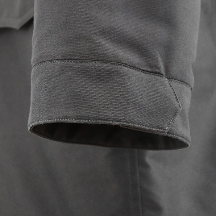 PRADA Other outerwear [Outer material] 51% polyamide, 49% cotton [Lining] 100% recycled polyamide [Filling] 55% polyester, 45% recycled polyester [Leather part] 100% calf leather black SGC091 S222 11HJ mens M Used Authentic