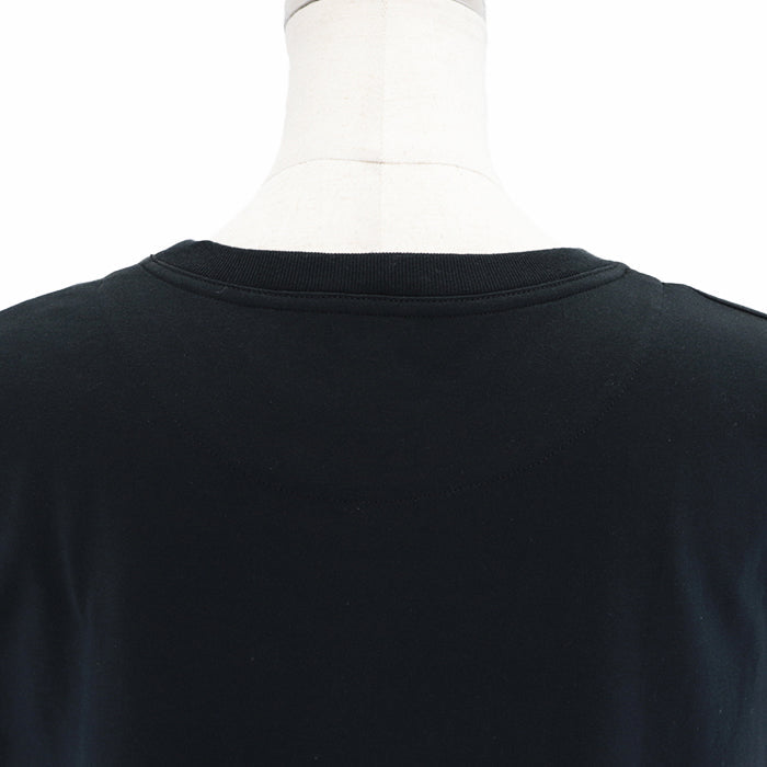 HERMES Cut cotton 100% black Women 40 Used Authentic