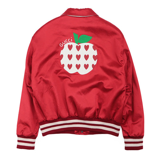 GUCCI Other outerwear [Outer fabric] 70% cotton, 30% viscose [Lining] 100% cotton [Sleeve lining] 100% viscose Red mens 48 Used Authentic