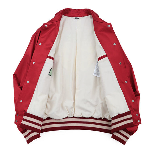 GUCCI Other outerwear [Outer fabric] 70% cotton, 30% viscose [Lining] 100% cotton [Sleeve lining] 100% viscose Red mens 48 Used Authentic