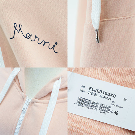 MARNI sweat cotton 100% salmon pink Women 40 Used Authentic