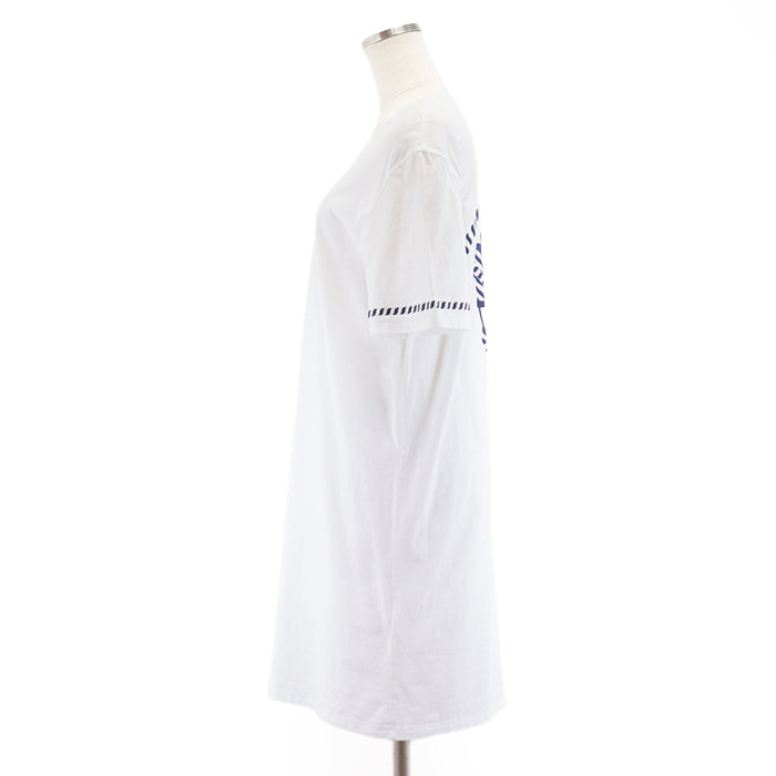 HERMES Cut cotton 100% white Women 38 Used Authentic