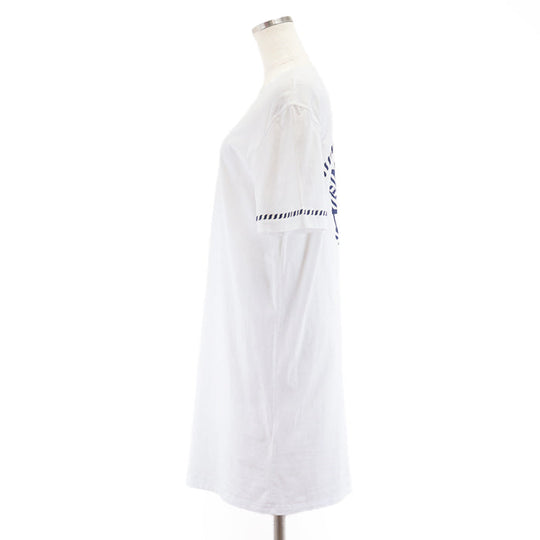 HERMES Cut cotton 100% white Women 38 Used Authentic