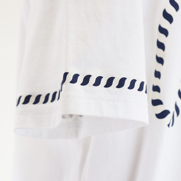 HERMES Cut cotton 100% white Women 38 Used Authentic