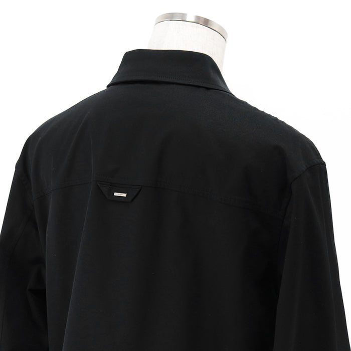 LOUIS VUITTON Long sleeve shirt [Outer material] 98% cotton, 2% polyurethane [Lining] 100% cotton black RM241MQ FUG HQB45W Flock Casual Cotton Overshirt mens M Used Authentic