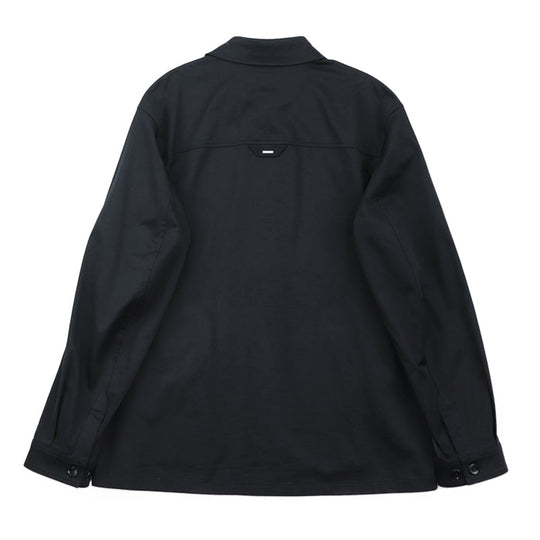 LOUIS VUITTON Long sleeve shirt [Outer material] 98% cotton, 2% polyurethane [Lining] 100% cotton black RM241MQ FUG HQB45W Flock Casual Cotton Overshirt mens M Used Authentic