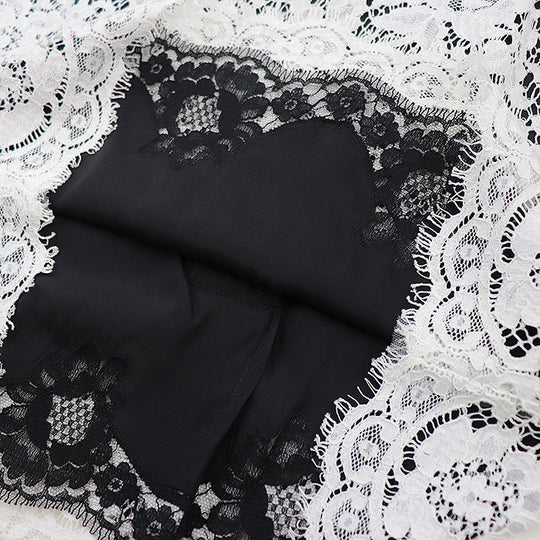 DOLCE&GABBANA skirt Cotton silk White black Women 42 Used Authentic
