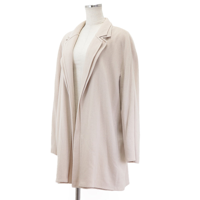 HERMES Other outerwear Cashmere 100% Ivory Women 38 Used Authentic