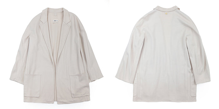 HERMES Other outerwear Cashmere 100% Ivory Women 38 Used Authentic