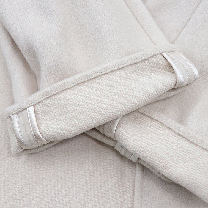 HERMES Other outerwear Cashmere 100% Ivory Women 38 Used Authentic