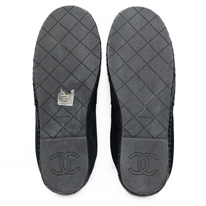 CHANEL Other shoes velvet black Women 37 C Used Authentic