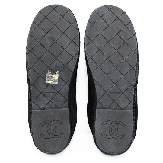 CHANEL Other shoes velvet black Women 37 C Used Authentic