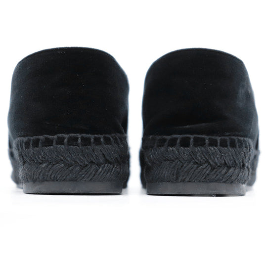 CHANEL Other shoes velvet black Women 37 C Used Authentic