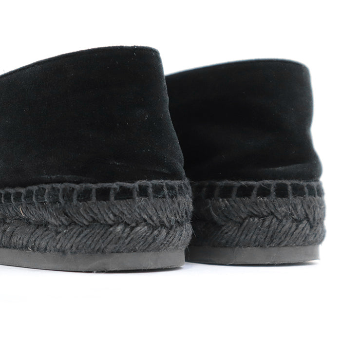 CHANEL Other shoes velvet black Women 37 C Used Authentic