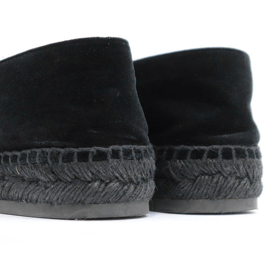 CHANEL Other shoes velvet black Women 37 C Used Authentic