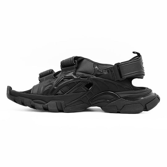 BALENCIAGA Sandals 617543 fabric black Women 39 Used Authentic