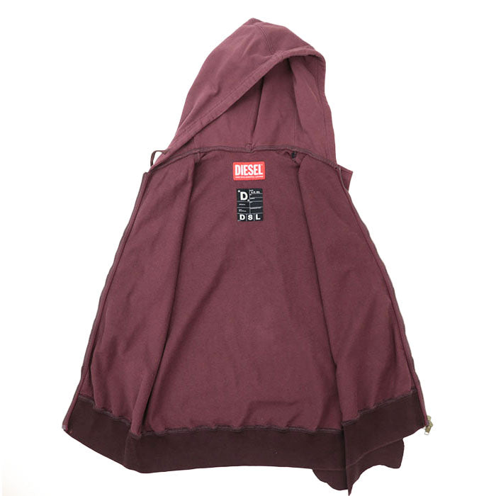 DIESEL Blouson 100% polyamide nylon, Vest: 100% cotton [Rib] 100% cotton Red A106620DNAR Women Used Authentic