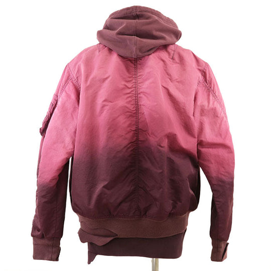 DIESEL Blouson 100% polyamide nylon, Vest: 100% cotton [Rib] 100% cotton Red A106620DNAR Women Used Authentic