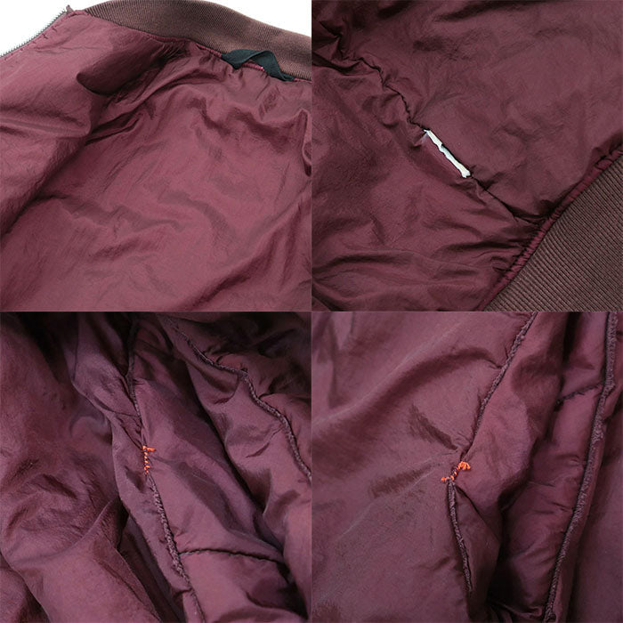 DIESEL Blouson 100% polyamide nylon, Vest: 100% cotton [Rib] 100% cotton Red A106620DNAR Women Used Authentic