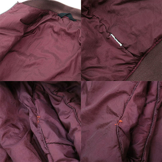 DIESEL Blouson 100% polyamide nylon, Vest: 100% cotton [Rib] 100% cotton Red A106620DNAR Women Used Authentic