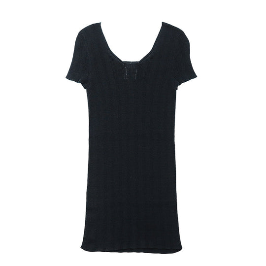 CHANEL tops 75% cotton, 25% nylon black Women 34 Used Authentic