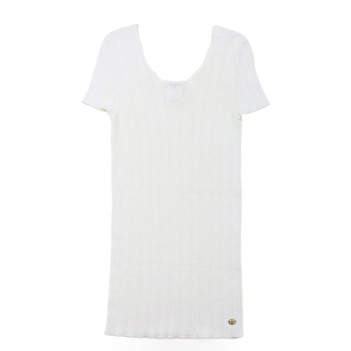 CHANEL tops 75% cotton, 25% nylon White white Women 38 Used Authentic