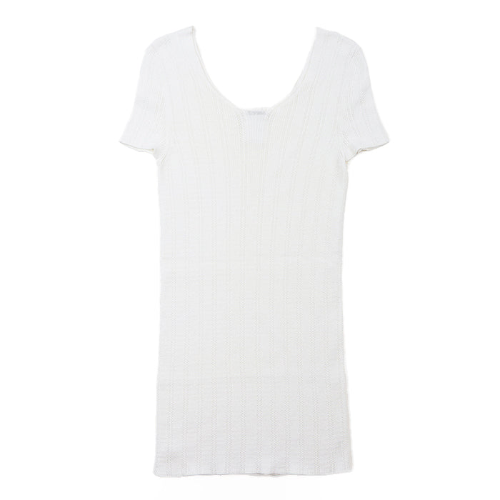 CHANEL tops 75% cotton, 25% nylon White white Women 38 Used Authentic