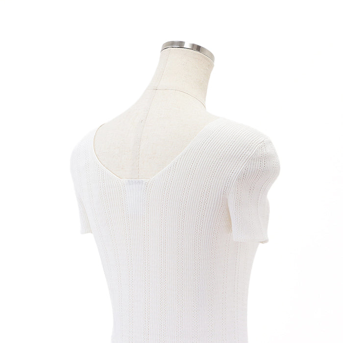 CHANEL tops 75% cotton, 25% nylon White white Women 38 Used Authentic
