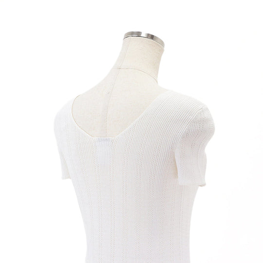 CHANEL tops 75% cotton, 25% nylon White white Women 38 Used Authentic