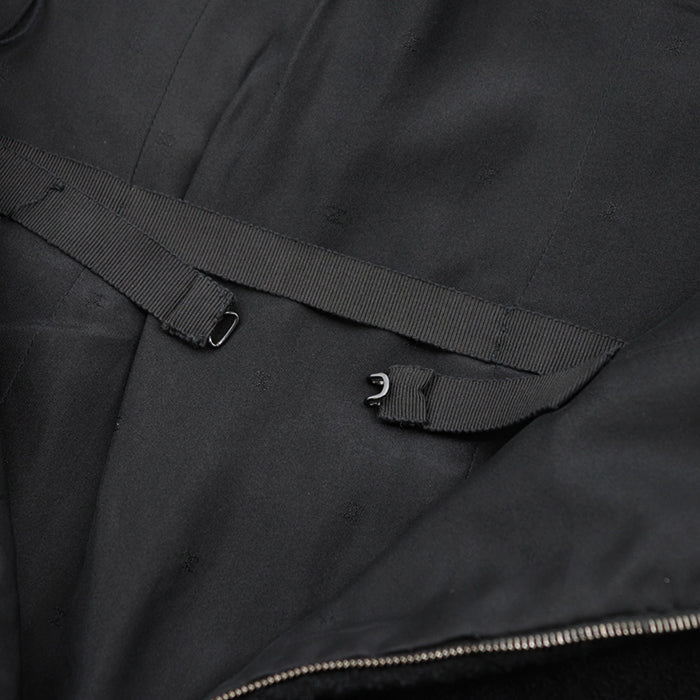 CHANEL one piece [Outer material] 93% wool, 7% nylon [Lining] 100% silk black C-TK-5914 Women 38 Used Authentic